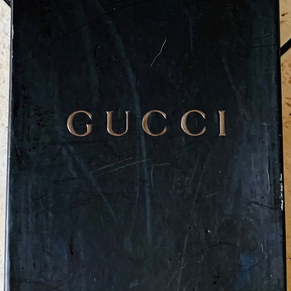 Gucci Moca Pelle S Cuoio Horse Dress Shoes
